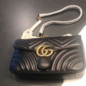 Gucci GG Marmot Quilted Bag Black BRAND NEW STILL WRAPPED